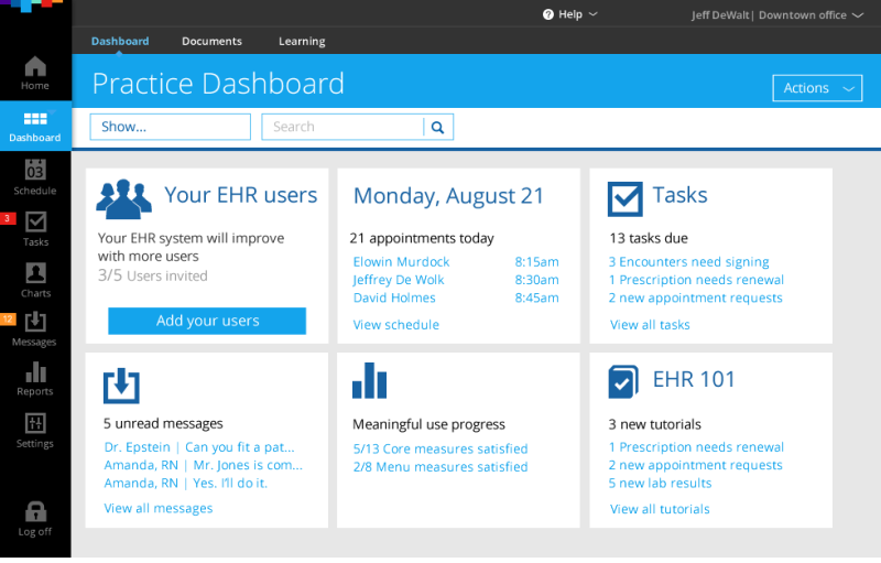 Practice Dashboard